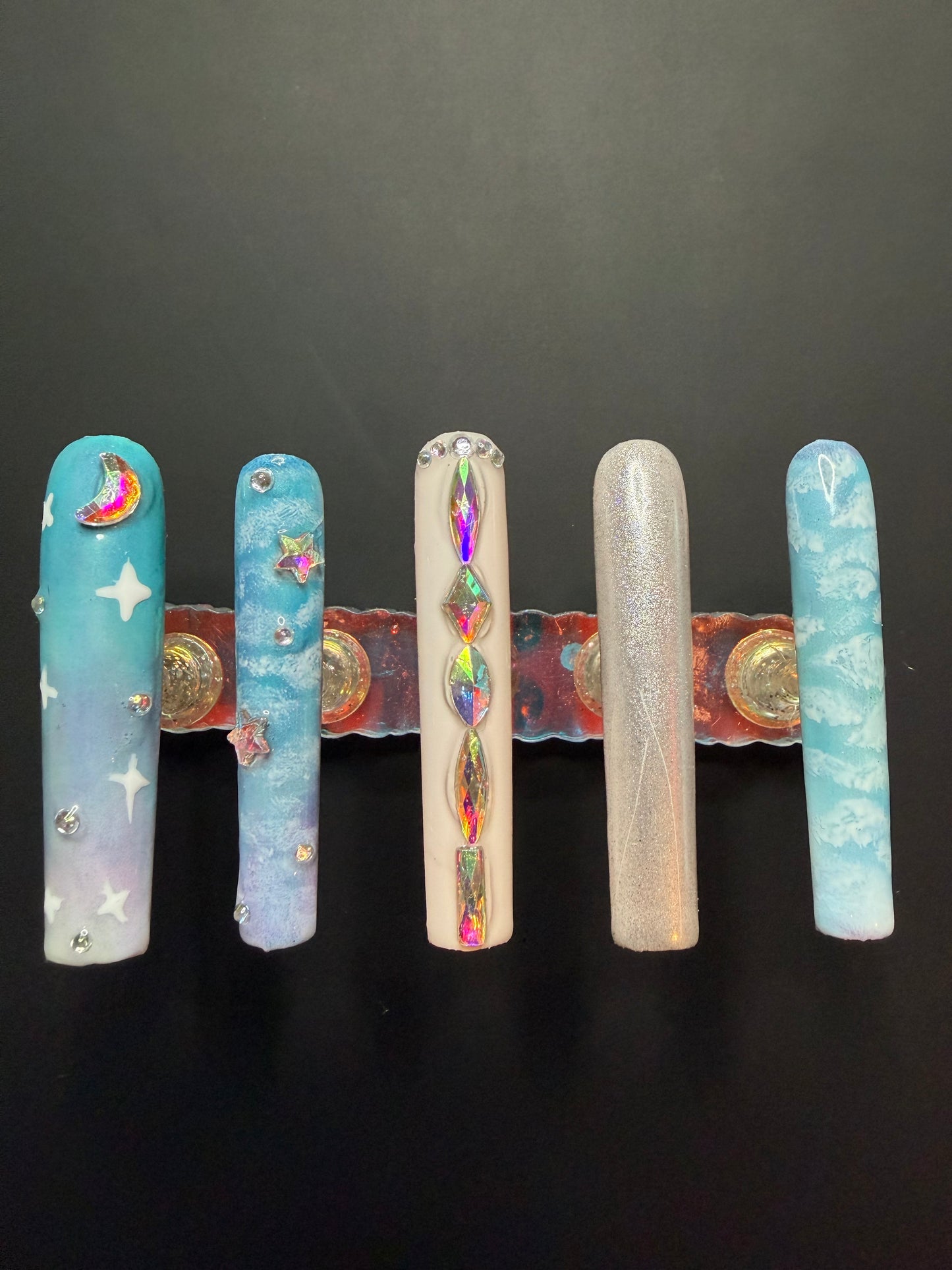 Heavenly Skies | 3XL Luxury Press On Nail Set