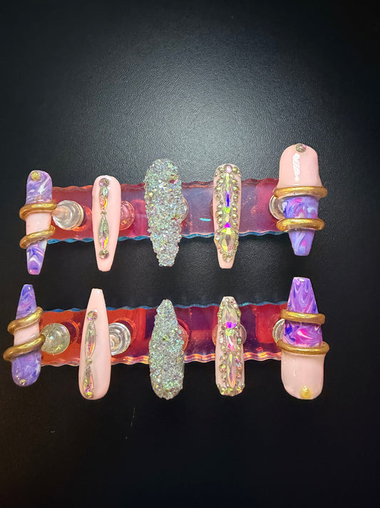 Divine Opulence | XL Luxury Press On Nail Set