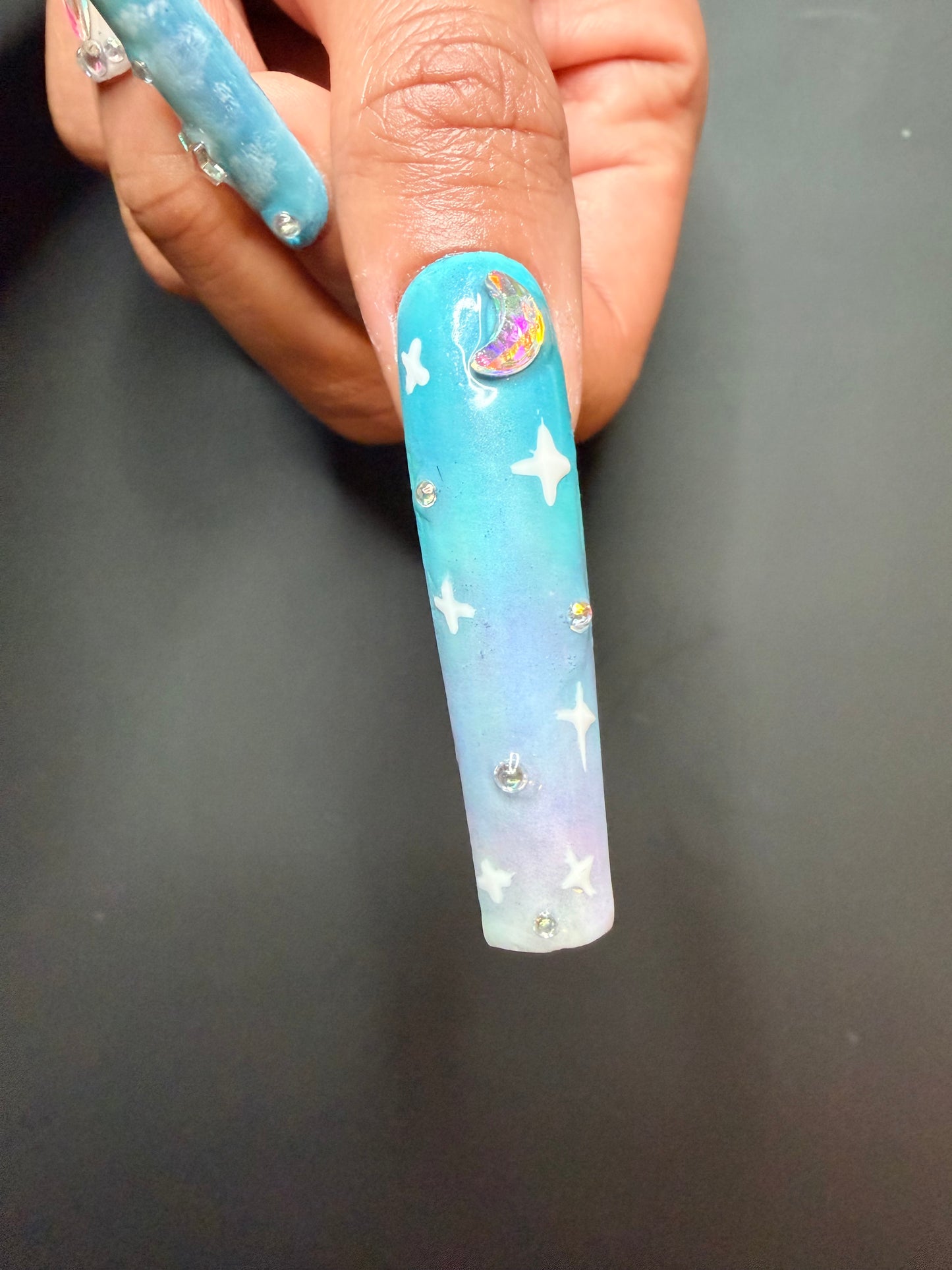 Heavenly Skies | 3XL Luxury Press On Nail Set