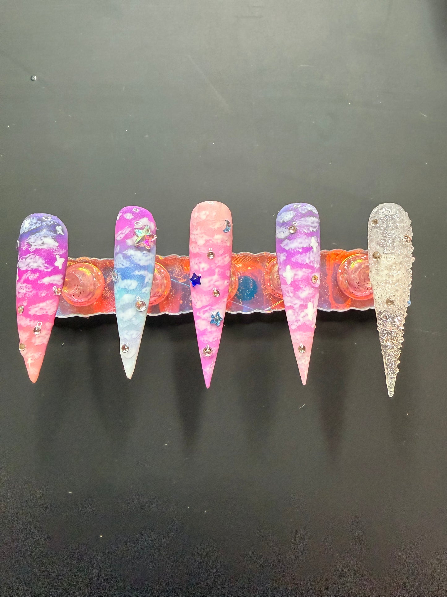 Ethereal Skies | 2XL Luxury Press On Nail Set