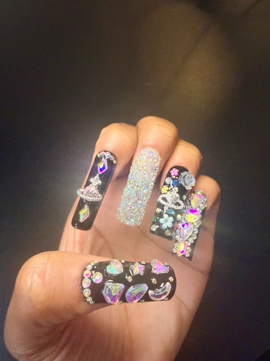 Royal Celestial | XL Luxury Press-On Nail Set